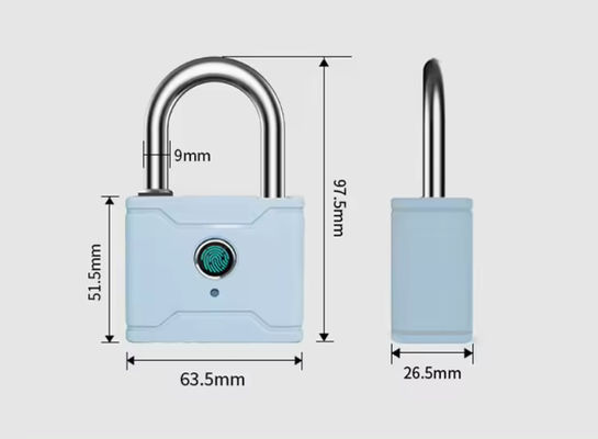 IP55 مزيج القفل المقاوم للماء بصمات الأصابع لأمتعة حقيبة الظهر