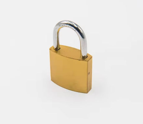Bulk Hardened Steel Imitation Copper Padlock 38mm For Outdoor مقفل النحاس المتصلب بالكامل